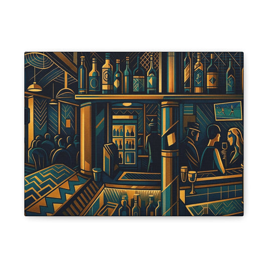 Art Deco -  Modern Wall Art, Unique Gift, Jazz Night Decor, Vintage Vibe - That Should Be on a T-Shirt
