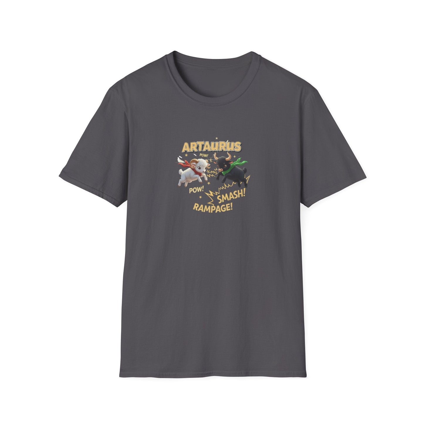 Artaurus “Rampage!” T-Shirt – Aries Taurus Cusp Zodiac Mashup Tee - That Should Be on a T-Shirt