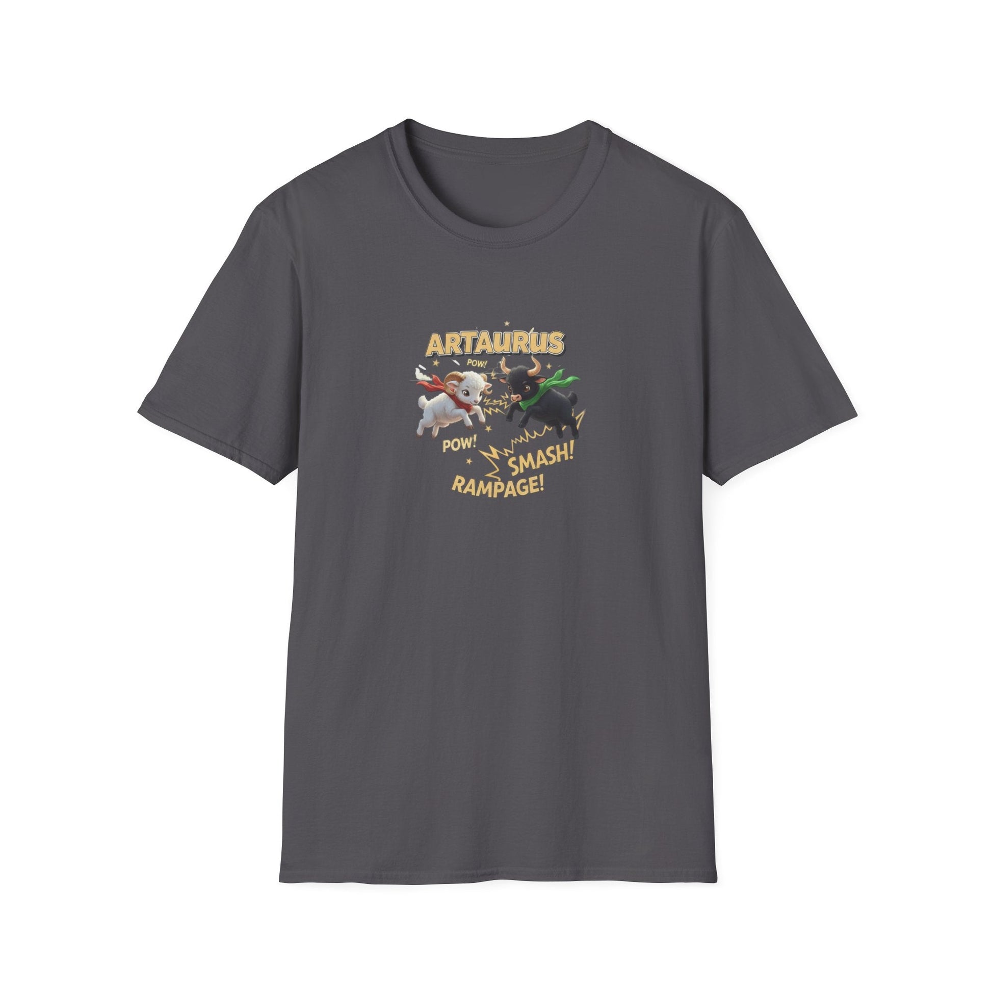 Artaurus “Rampage!” T-Shirt – Aries Taurus Cusp Zodiac Mashup Tee - That Should Be on a T-Shirt