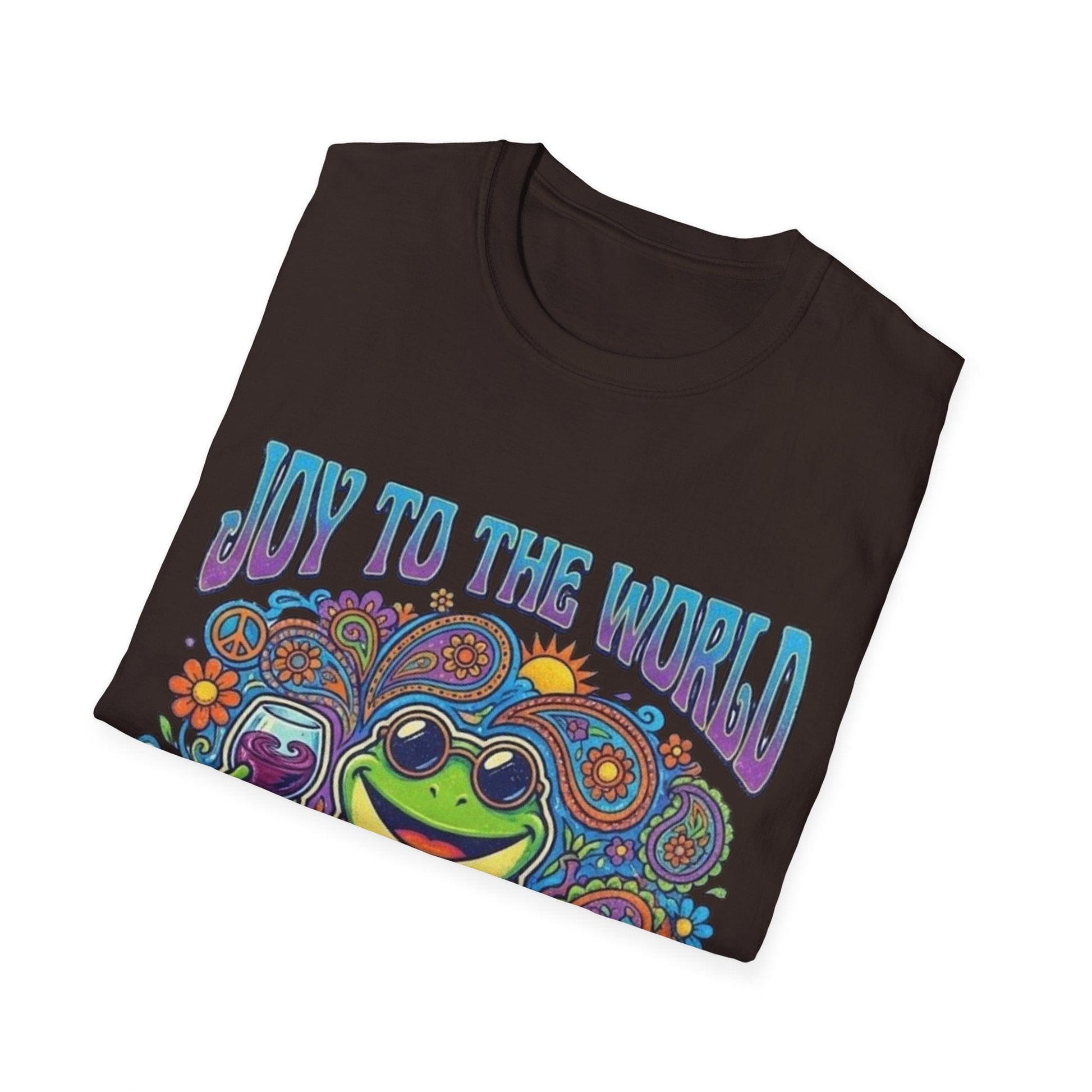 Joy to the World T-Shirt — Psychedelic Holiday Graphic Tee - That Should Be on a T-Shirt