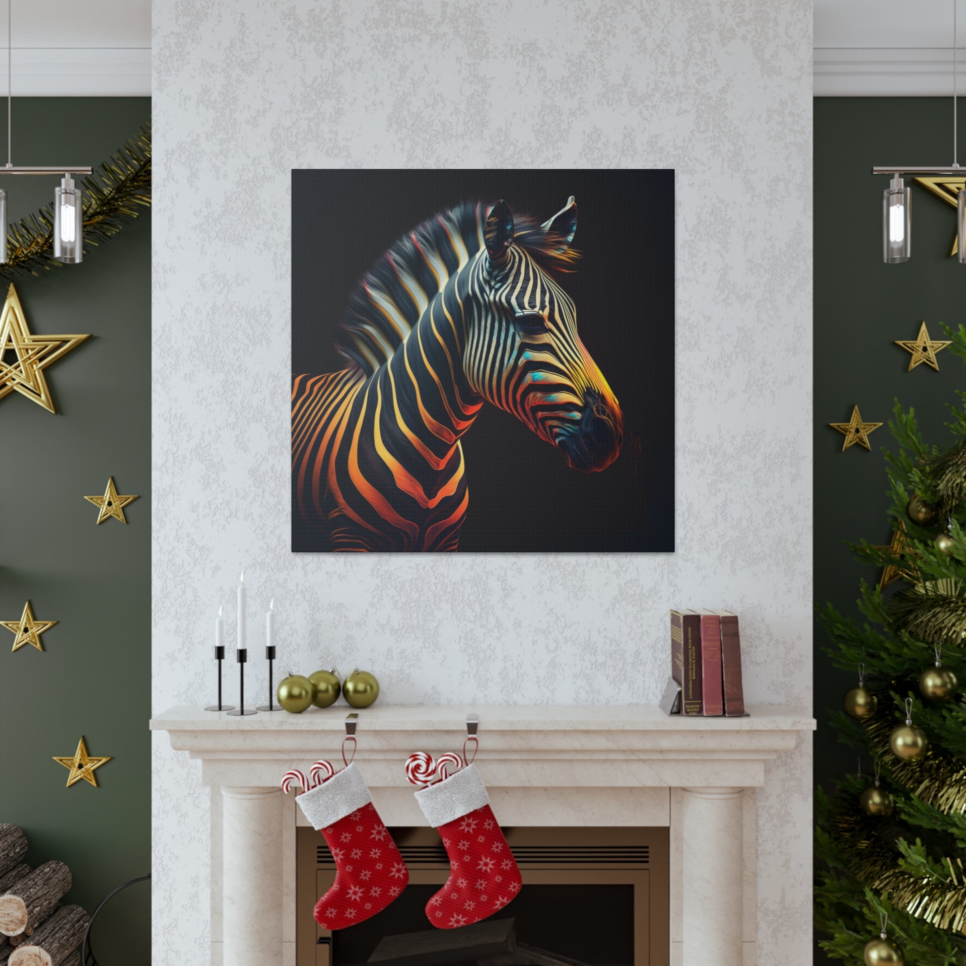 Unleash Wild Elegance: Zebra Canvas Art - That Should Be on a T-Shirt