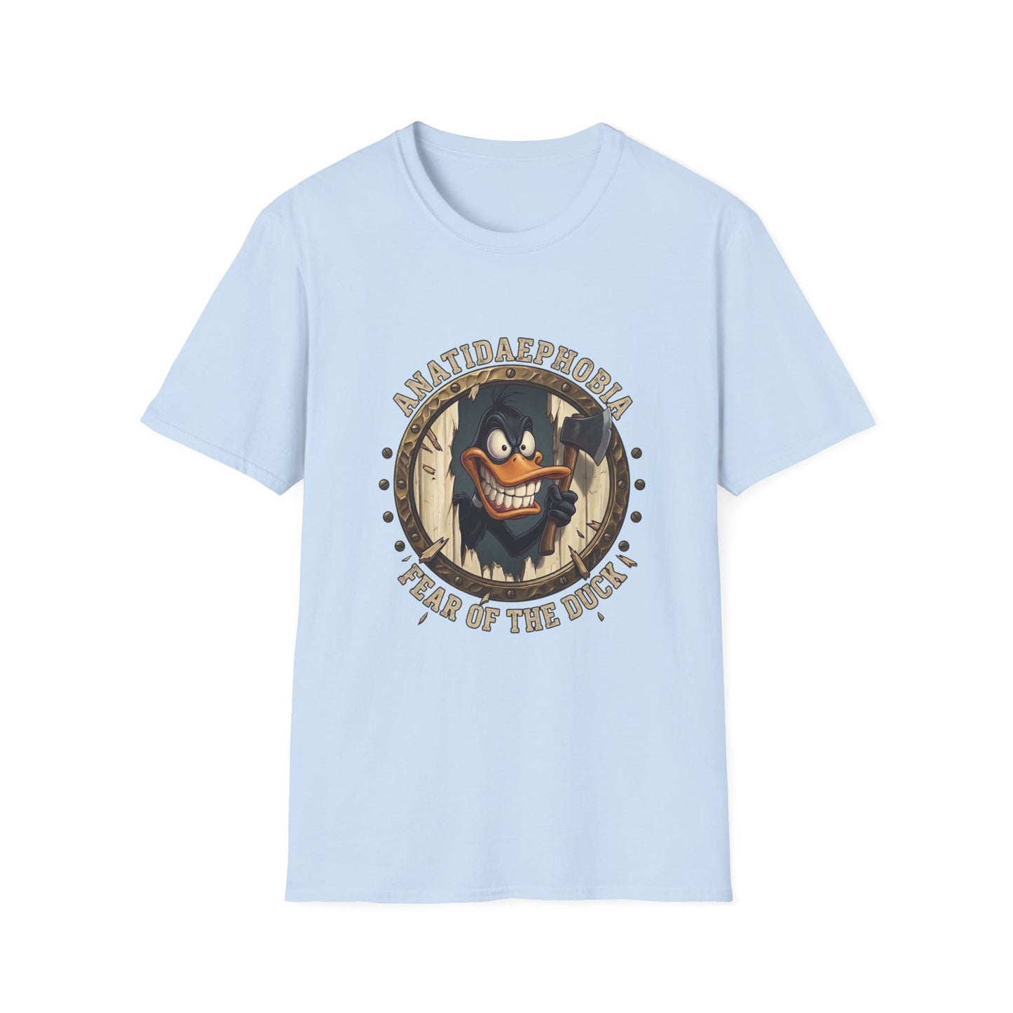 Anatidaephobia “Fear of the Duck” Graphic T-Shirt - That Should Be on a T-Shirt