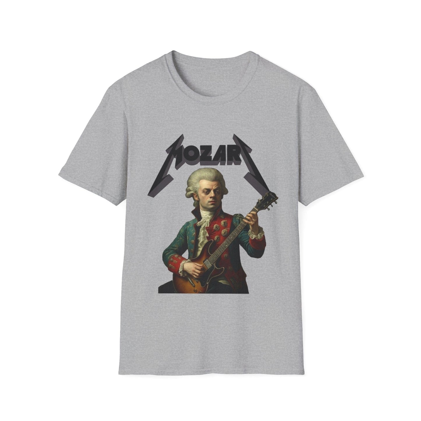 The "Metal Mozart" Tee | Classical Composer x Heavy Metal Mashup T-Shirt