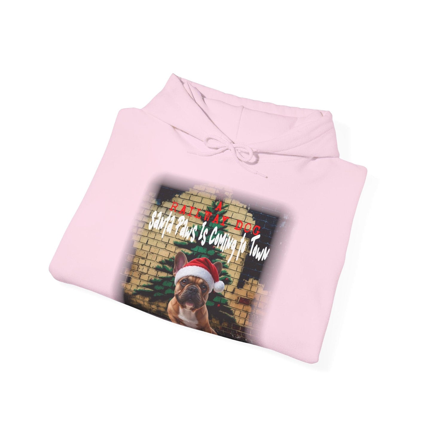 Santa Paws Is Coming to Town' French Bulldog Christmas Hoodie - Limited Stock!