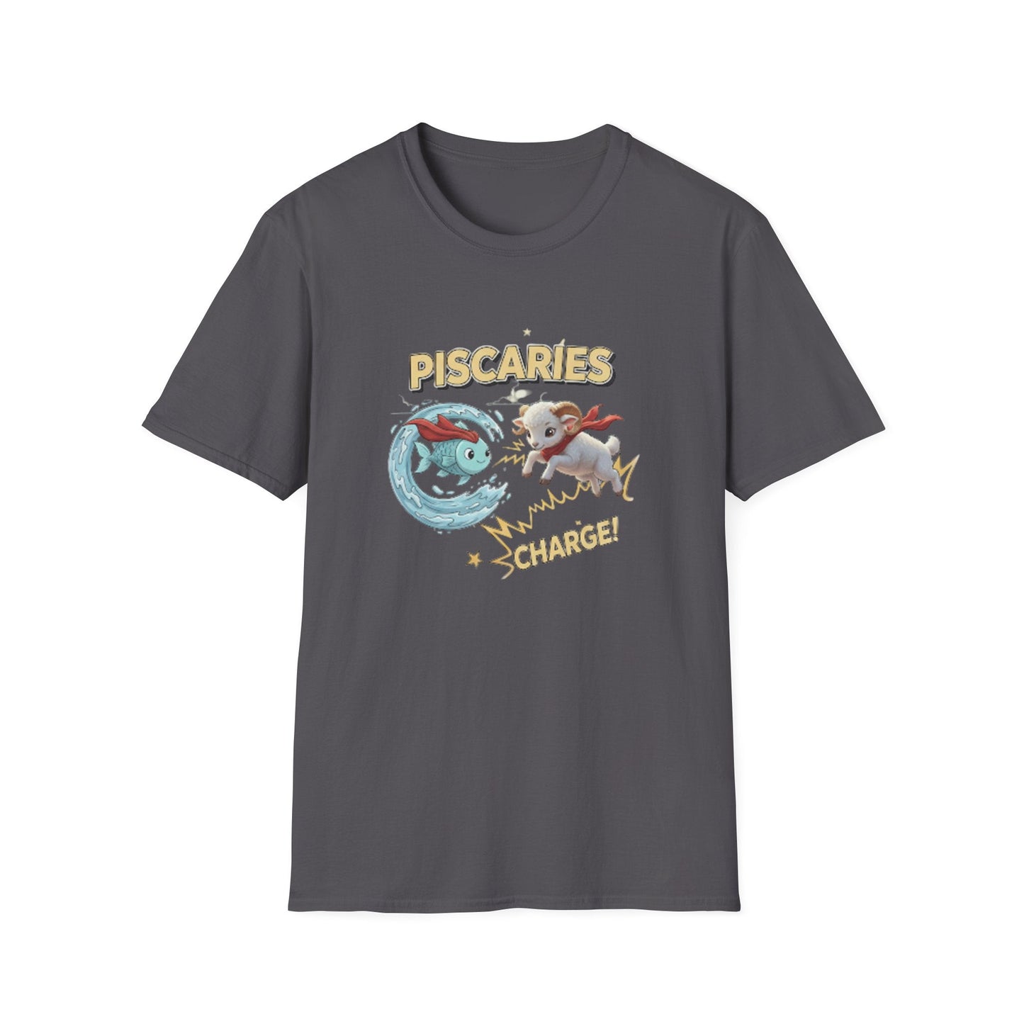 Piscaries Cusp Superhero Vintage T-Shirt — Retro Graphic Tee - That Should Be on a T-Shirt