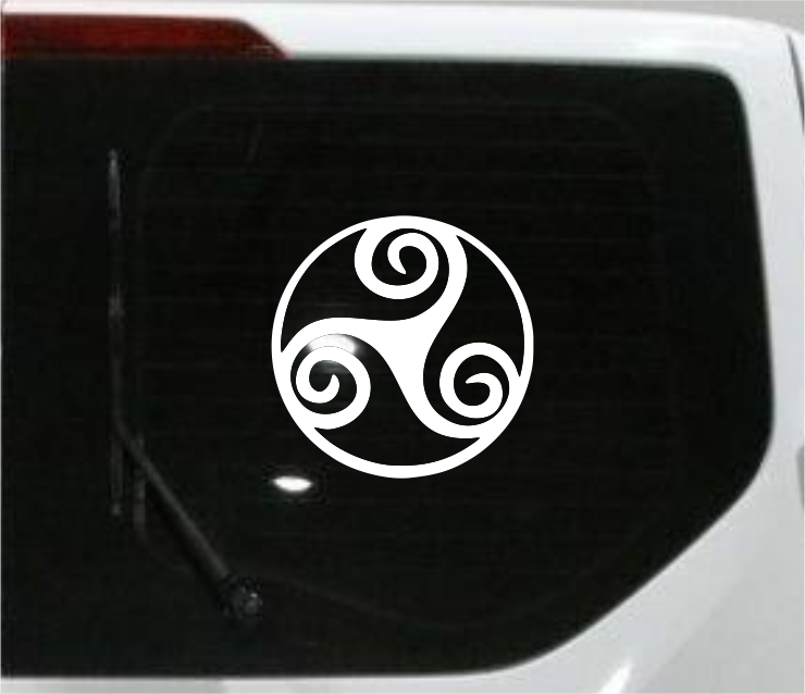 Celtic Wave Circle Decal