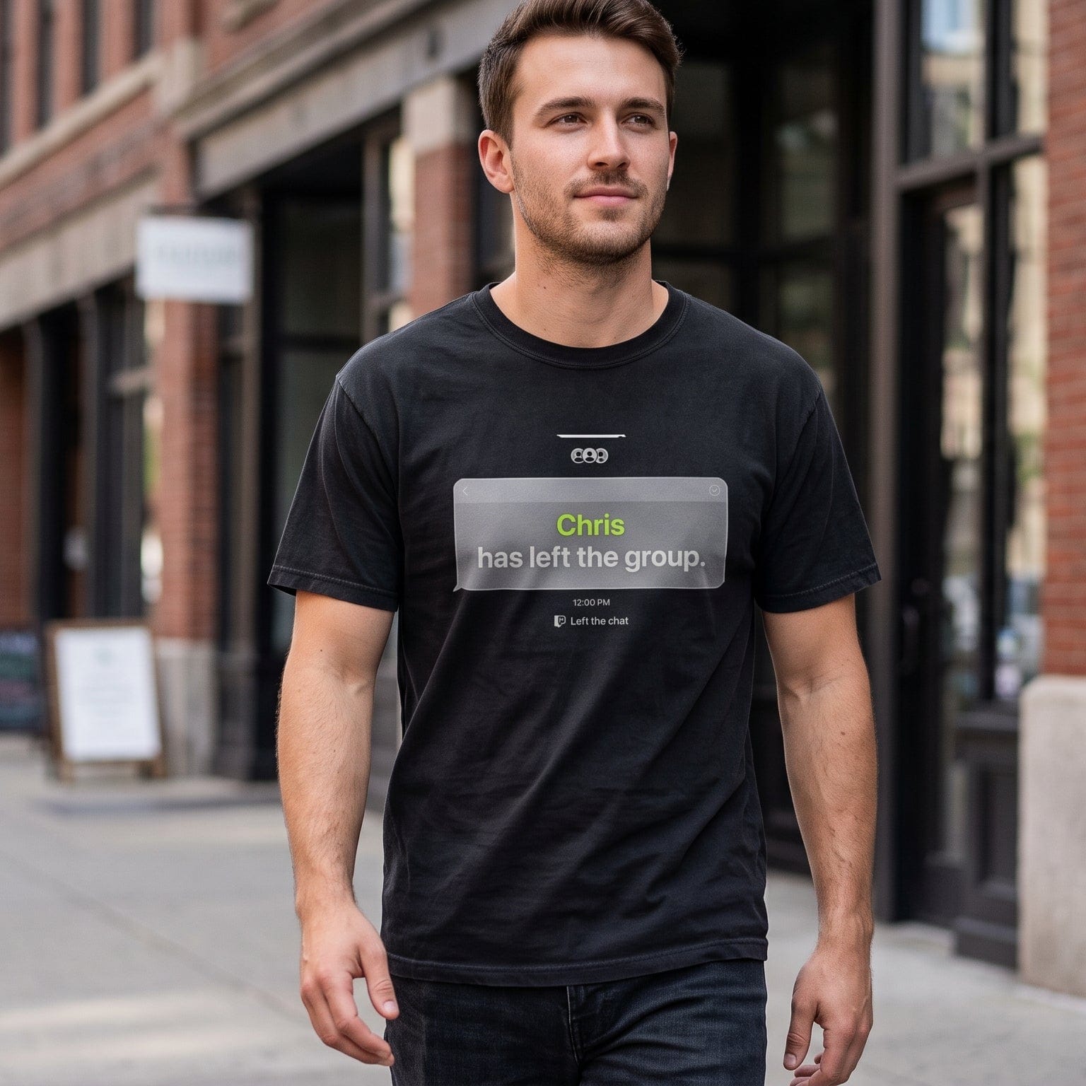 custom-has-left-the-group-t-shirt