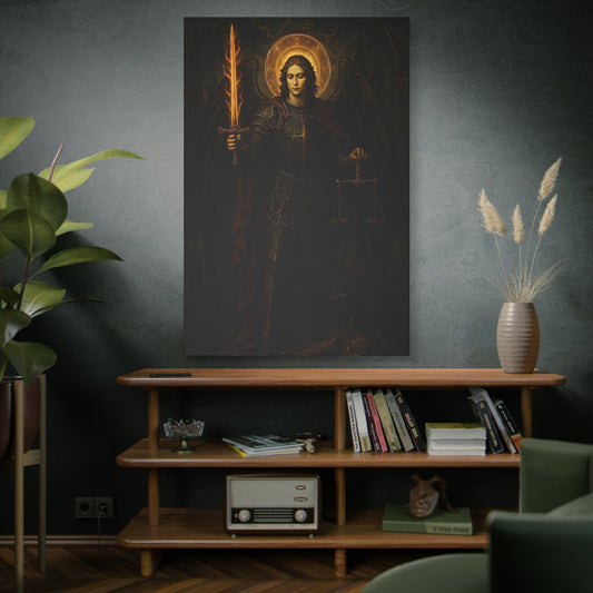 Archangel Michael: Divine Justice in Darkness - That Should Be on a T-Shirt