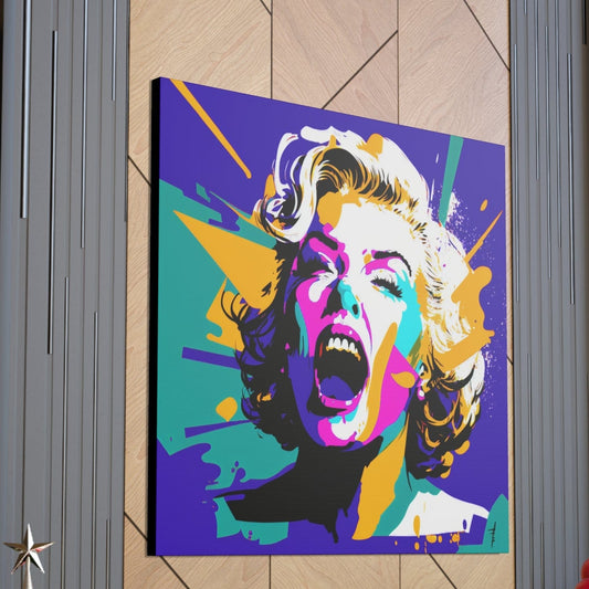 Candle in the Wind on Canvas - That Should Be on a T-Shirt