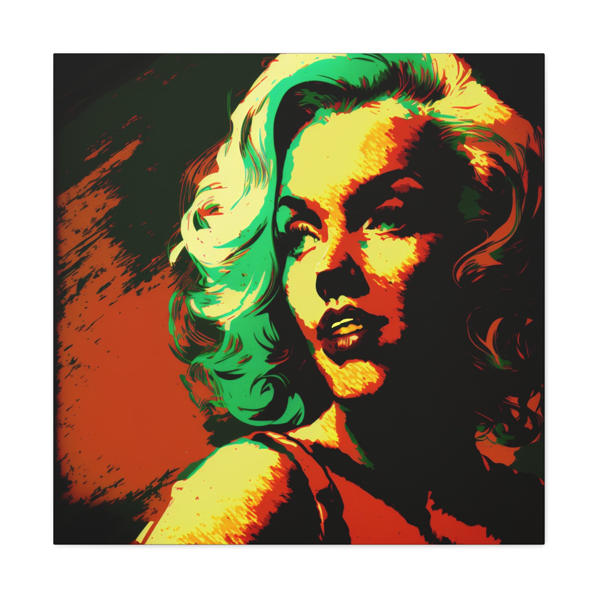 Pop Art Princess: Bold & Bright! on Canvas - That Should Be on a T-Shirt