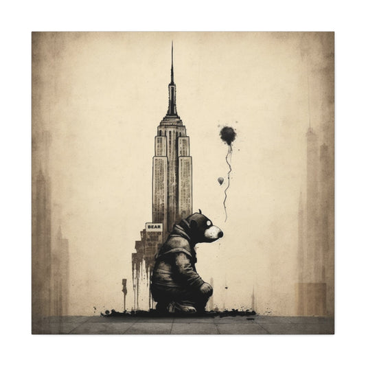 Stunning Bear Graffiti Art in NYC