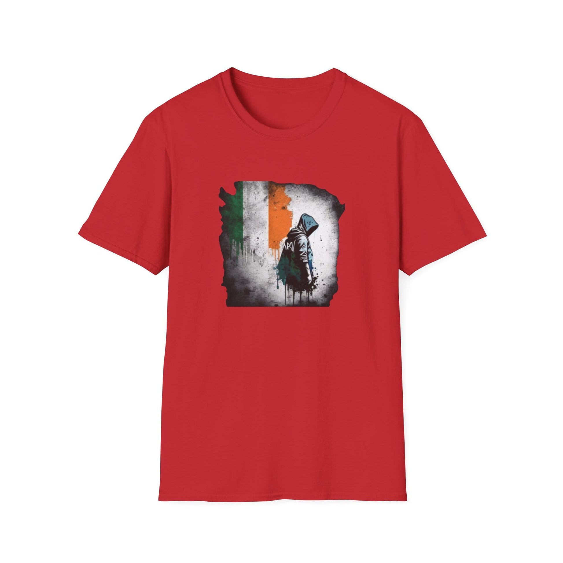 Irish Flag Warrior T-Shirt — Celtic Rebel Graphic Tee - That Should Be on a T-Shirt