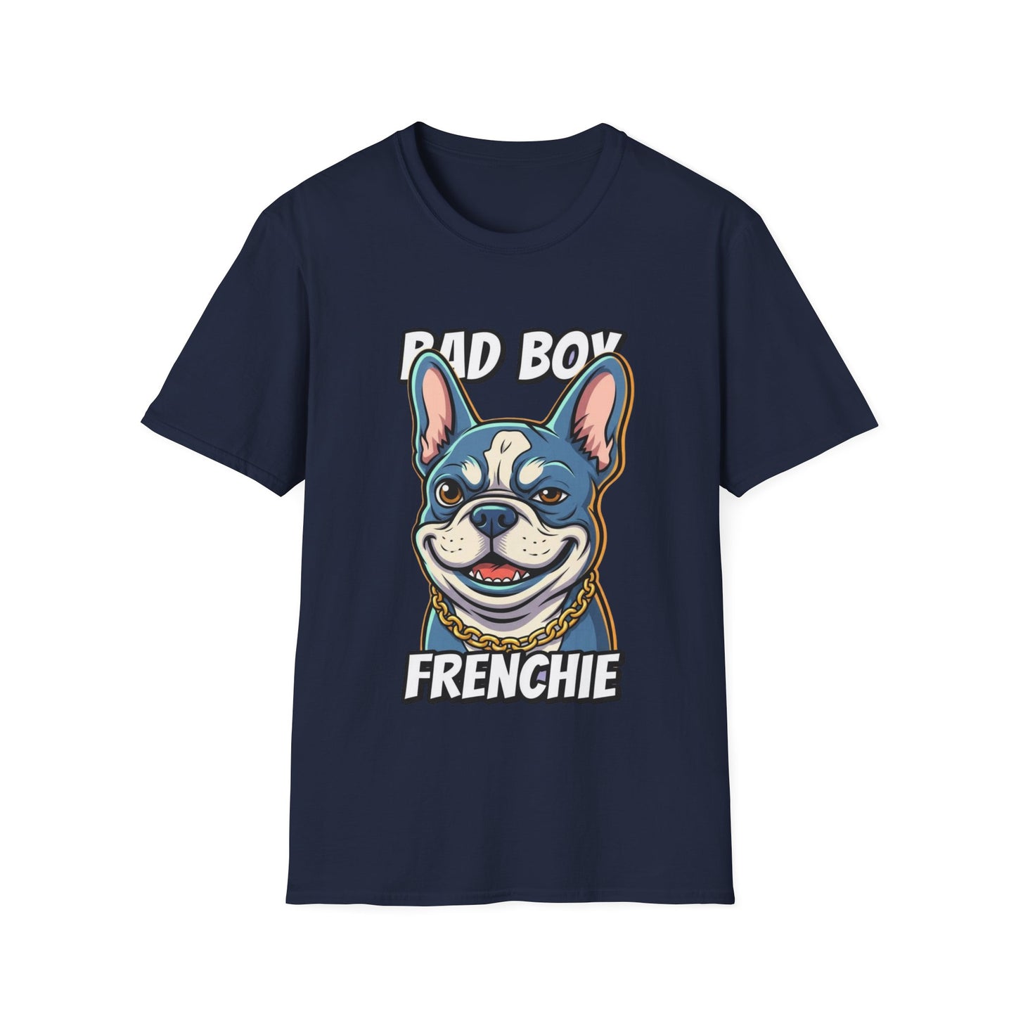Bad Boy Frenchie Tshirt | French Bulldog Dad Tee | Oversized Graphic Streetwear