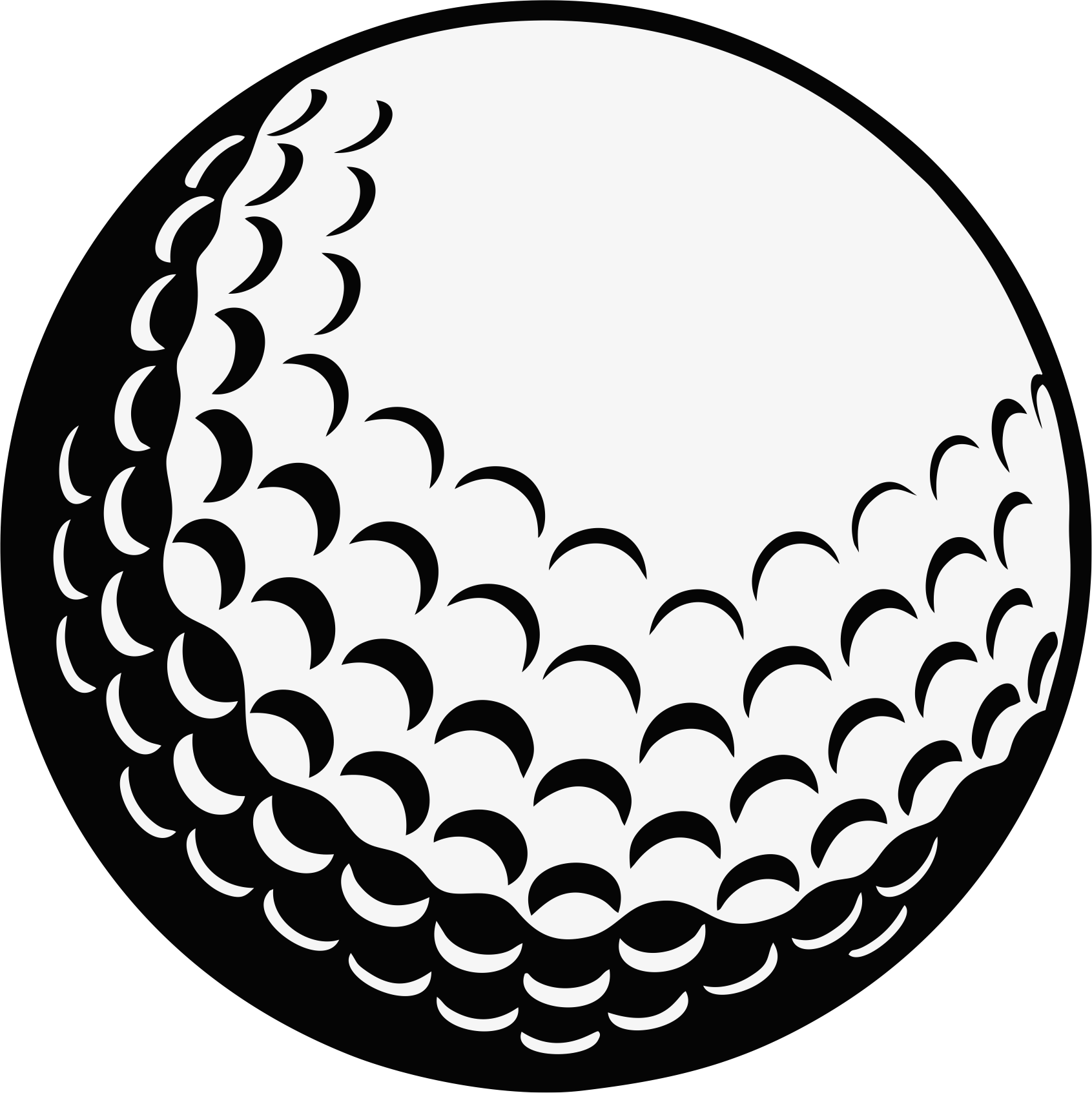 Golf Ball Decal - That Should Be on a T-Shirt