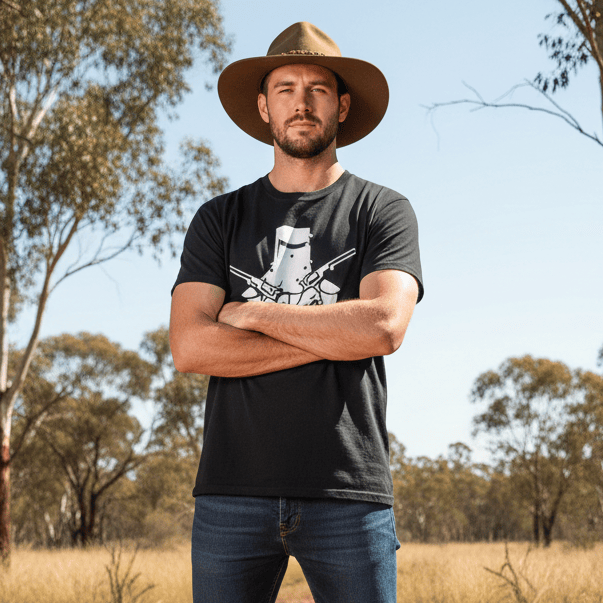 Ned Kelly "Last Stand" Outlaw T-Shirt - That Should Be on a T-Shirt