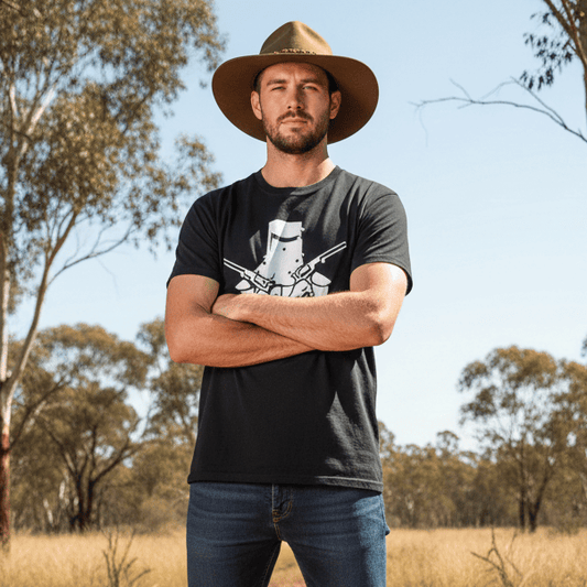Ned Kelly "Last Stand" Outlaw T-Shirt - That Should Be on a T-Shirt