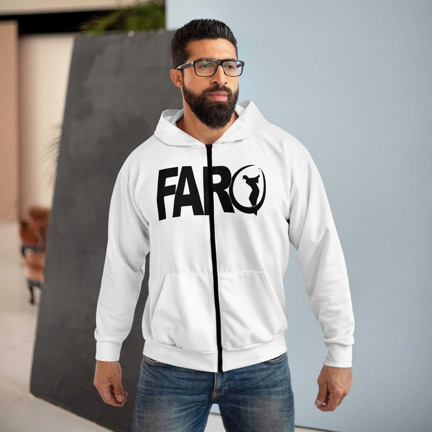 FARQ Golf Unisex Zip Hoodie