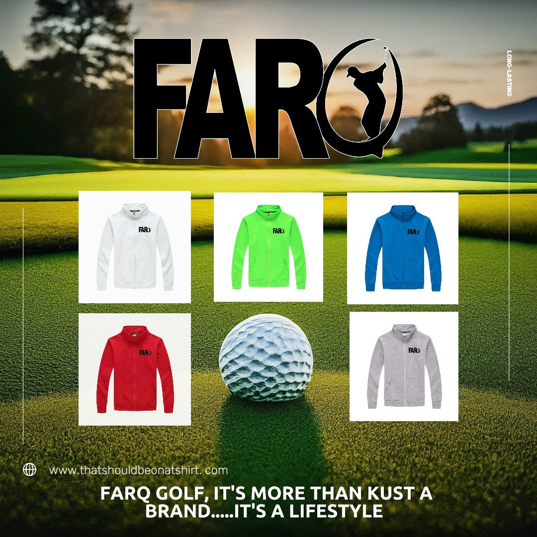 FARQ Golf Unisex Zipper Jacket