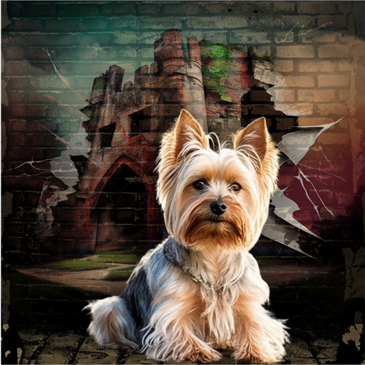 Yorkshire Terrier Digital Download: Custom Pet Portrait