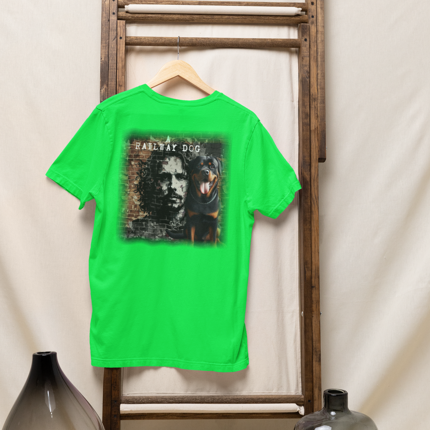 Graphic T-shirt featuring Chris Cornell of Soundgarden, showcasing a distinctive and bold design paying homage to the renowned musician.