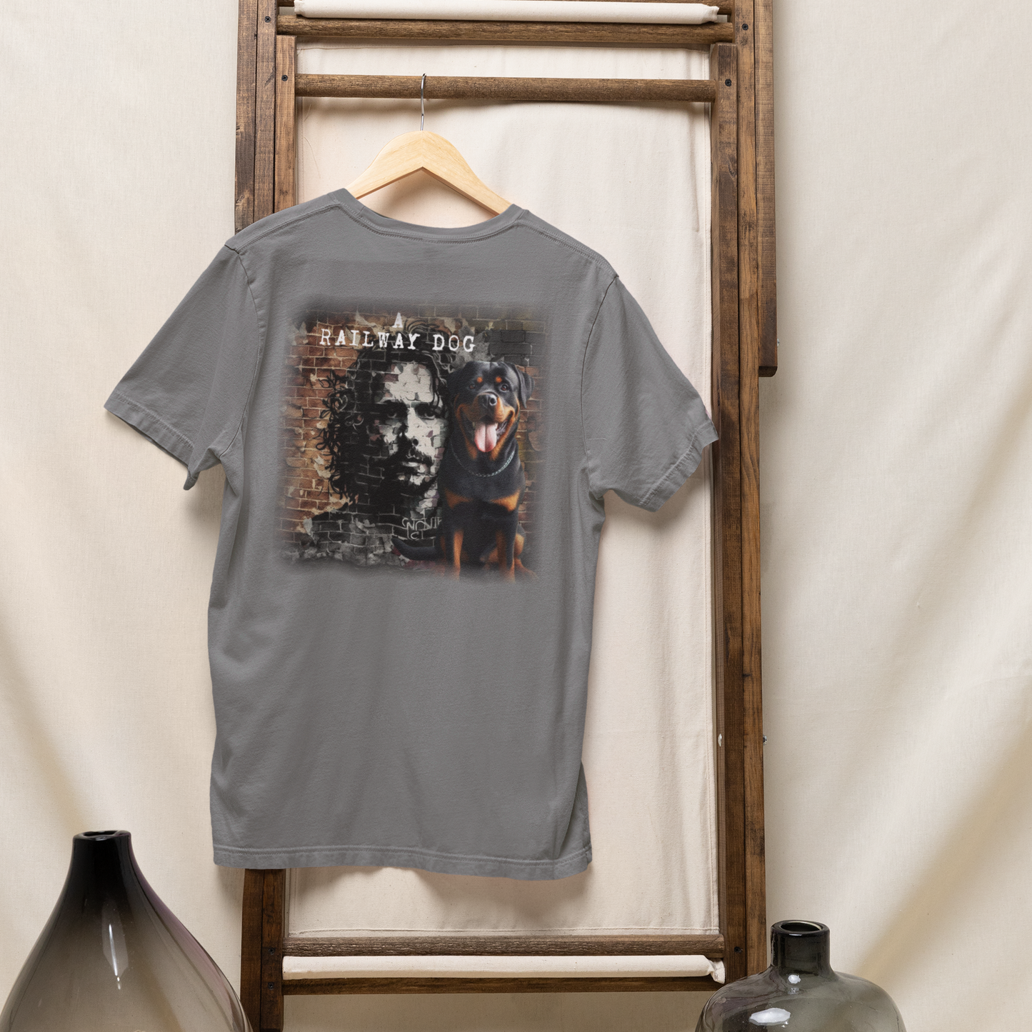 Graphic T-shirt featuring Chris Cornell of Soundgarden, showcasing a distinctive and bold design paying homage to the renowned musician.