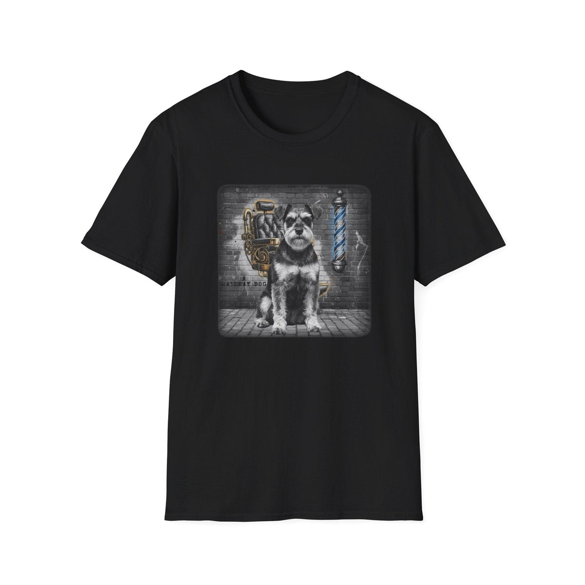 The Dapper Schnauzer Barbershop Tee - That Should Be on a T-Shirt