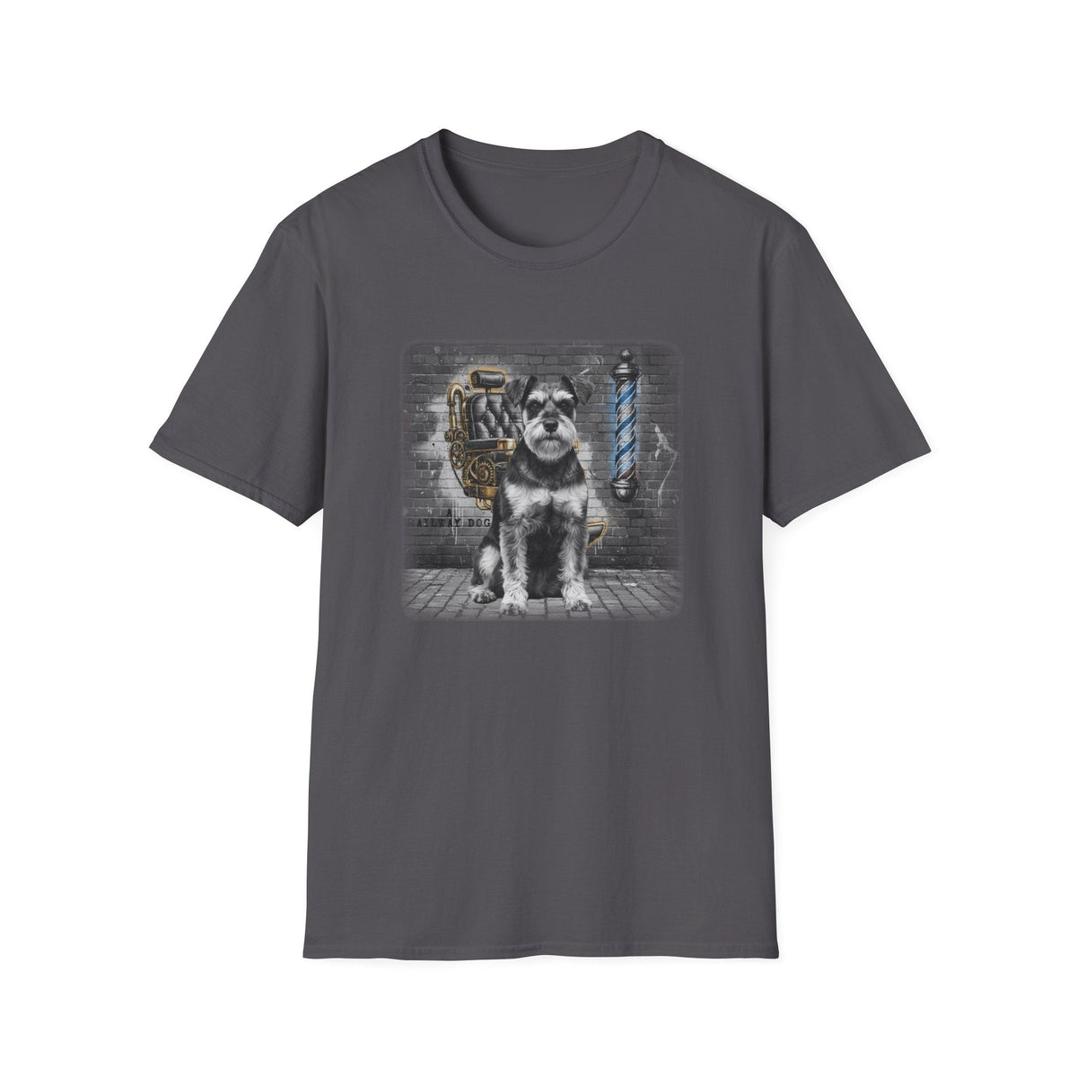 The Dapper Schnauzer Barbershop Tee - That Should Be on a T-Shirt