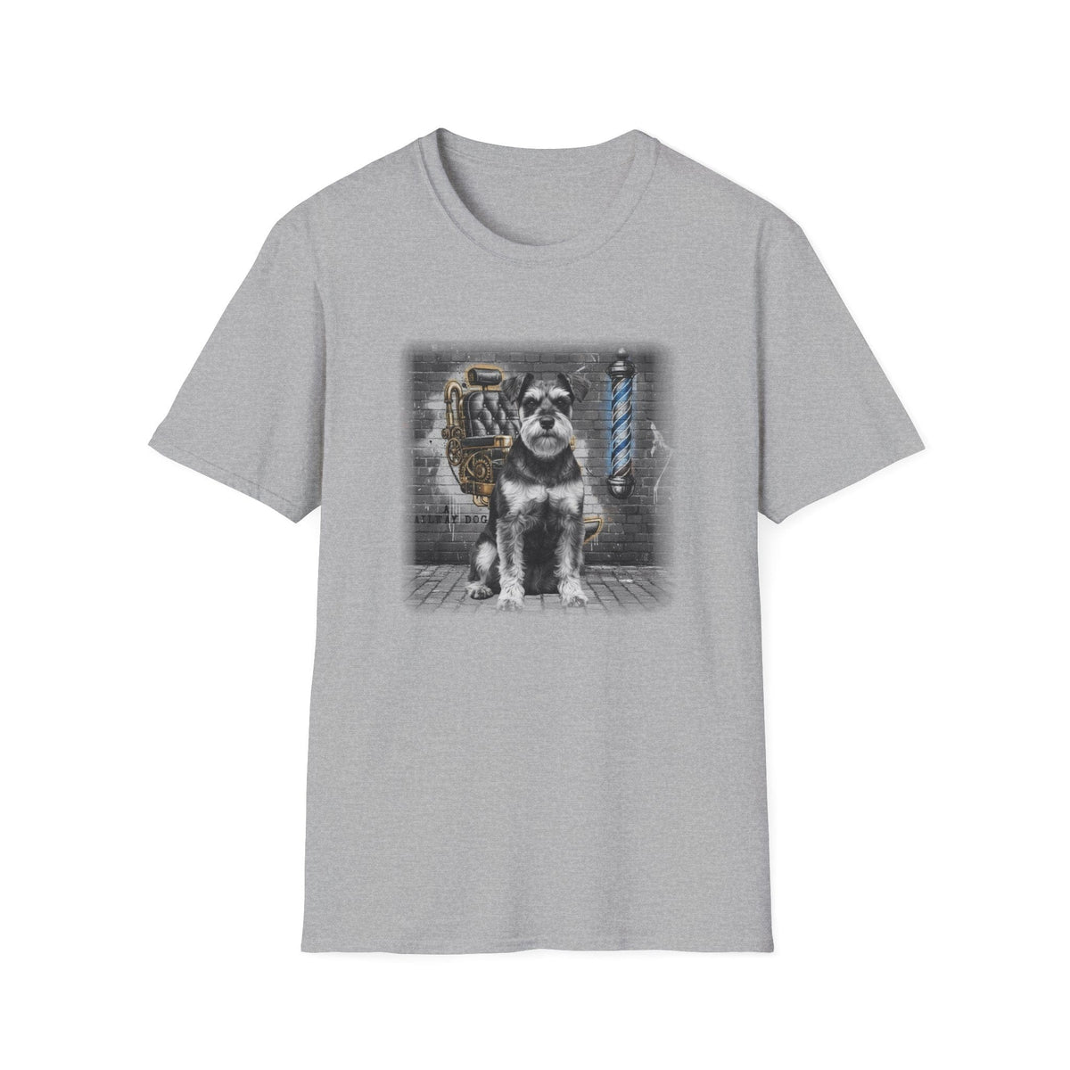 The Dapper Schnauzer Barbershop Tee - That Should Be on a T-Shirt