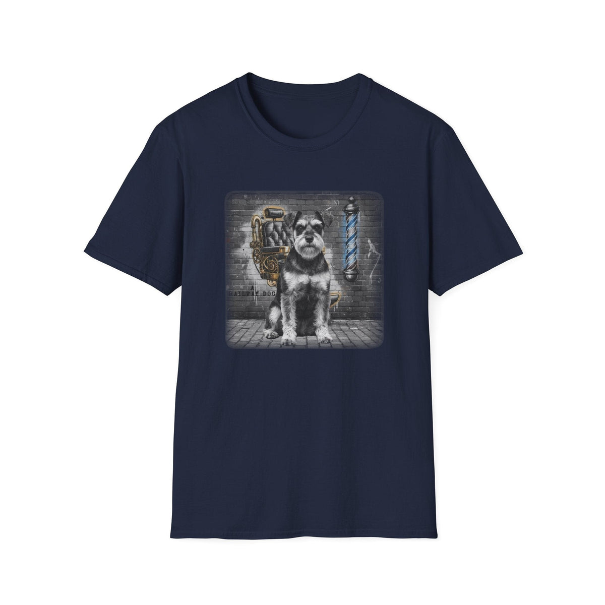 The Dapper Schnauzer Barbershop Tee - That Should Be on a T-Shirt
