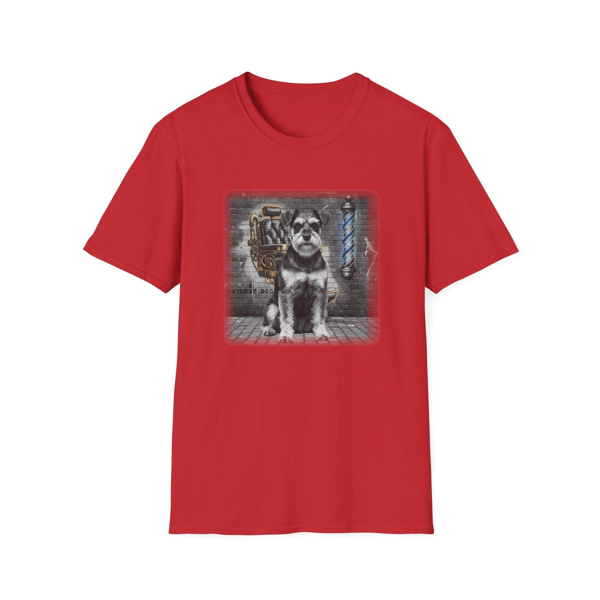The Dapper Schnauzer Barbershop Tee - That Should Be on a T-Shirt