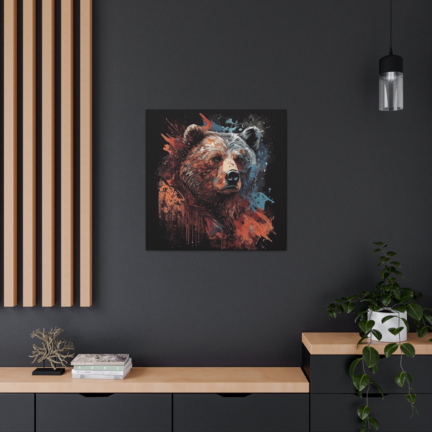 Grizzly Bear Art, Nature-Inspired Wall Decor - That Should Be on a T-Shirt