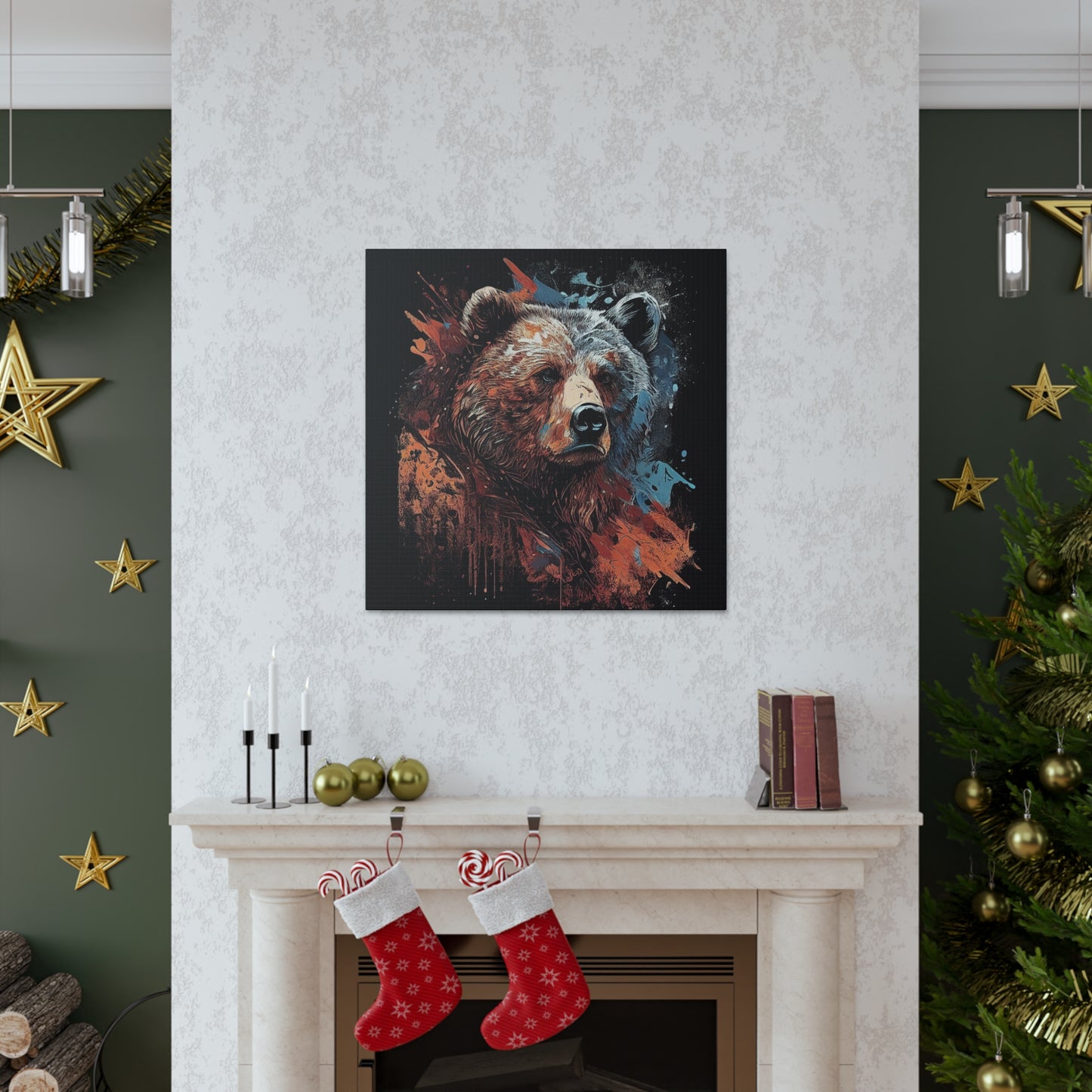 Grizzly Bear Art, Nature-Inspired Wall Decor - That Should Be on a T-Shirt