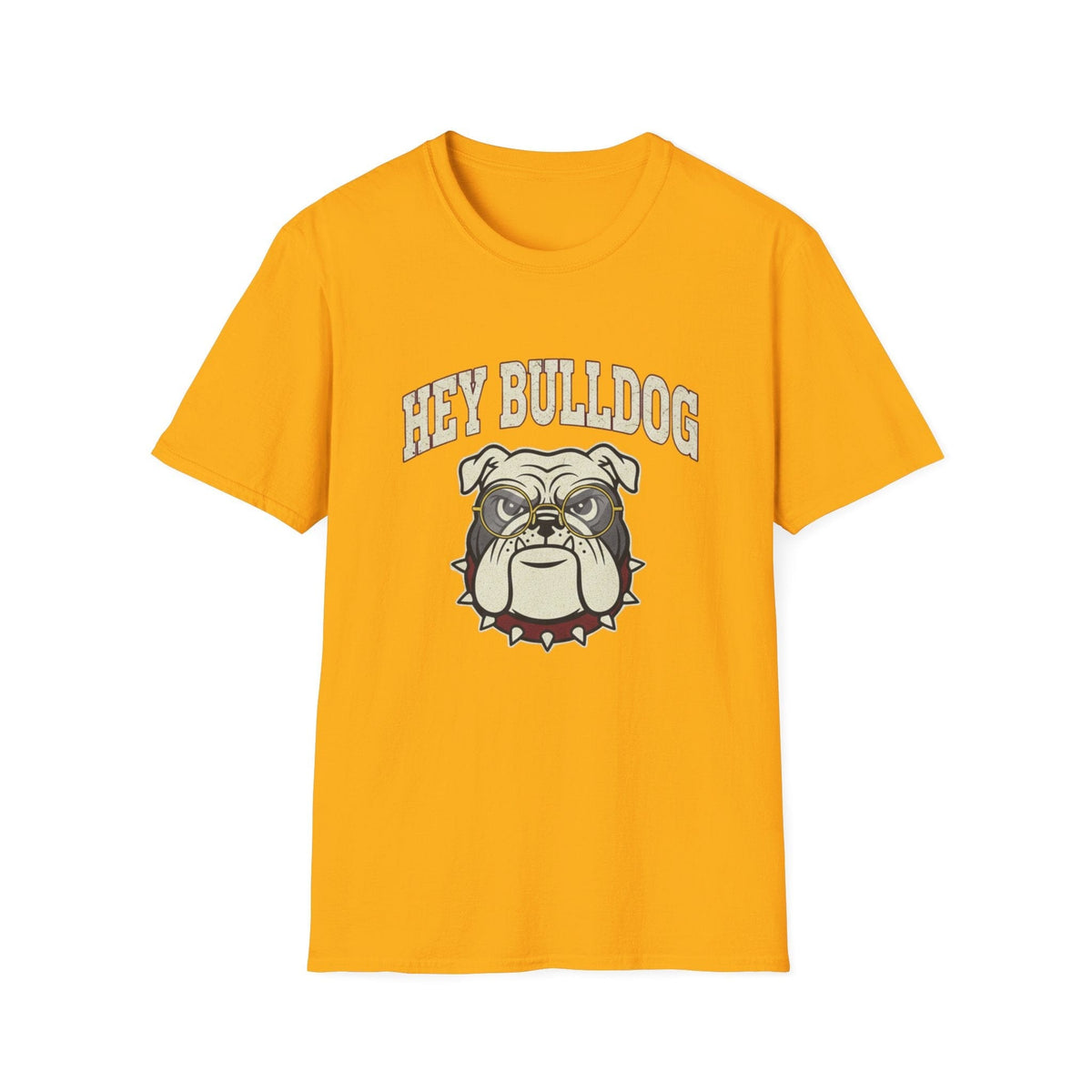 Hey Bulldog T-Shirt – Vintage Bulldog Graphic Tee for Dog Lovers - That Should Be on a T-Shirt