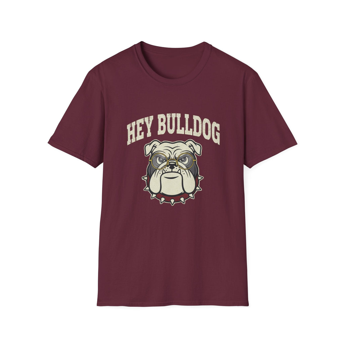 Hey Bulldog T-Shirt – Vintage Bulldog Graphic Tee for Dog Lovers - That Should Be on a T-Shirt
