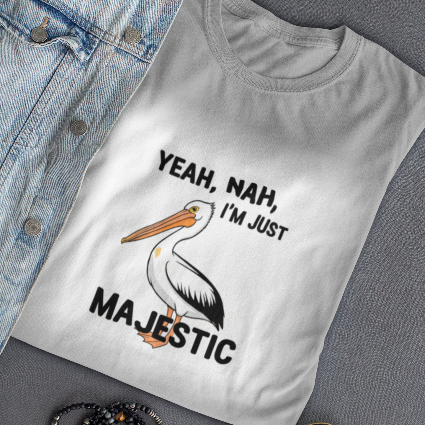 majestic-statement-tee-premium-cotton-graphic-t-shirt-with-yeah-nah-urban-vibe