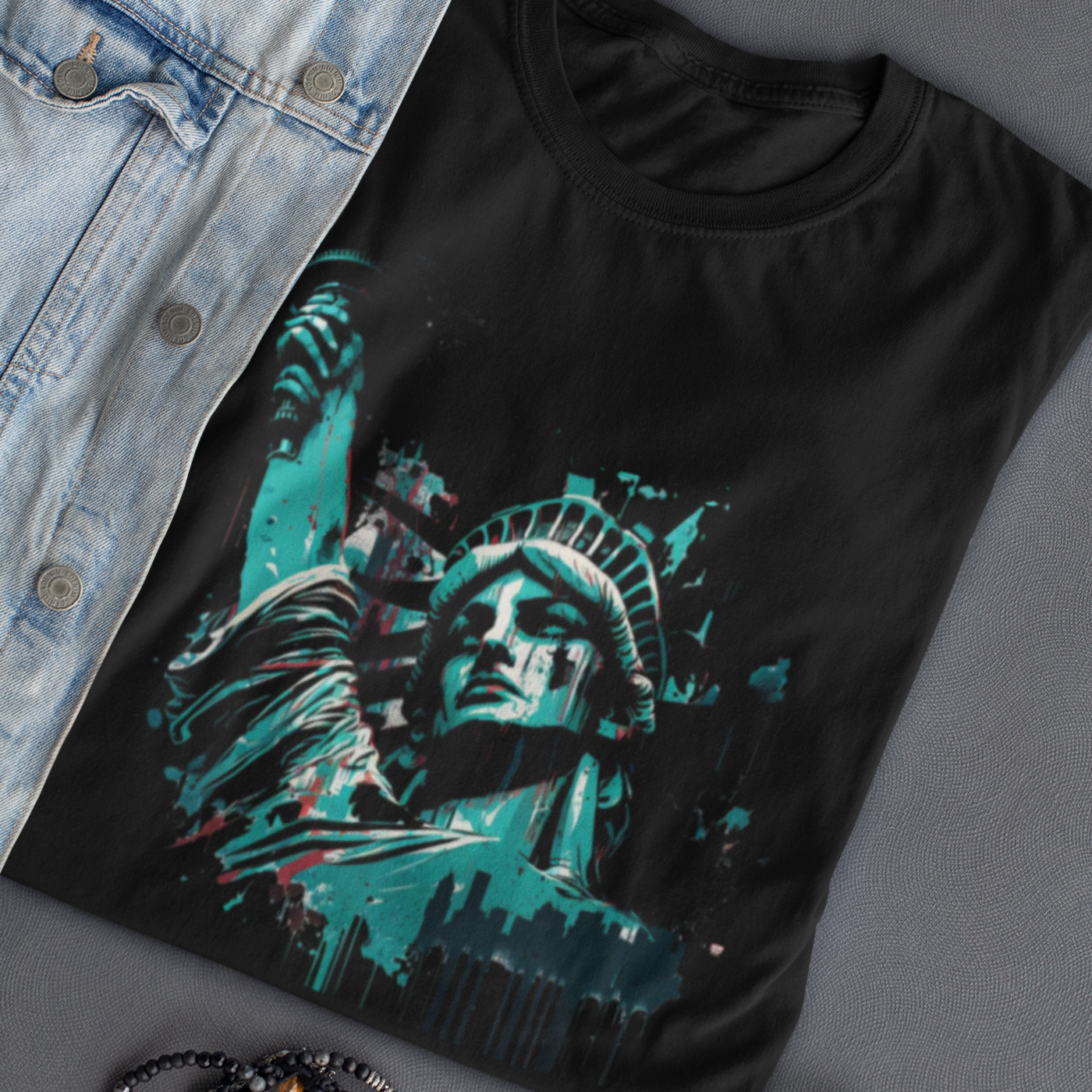 Statue of Liberty T-Shirt | Patriotic USA New York City Tee