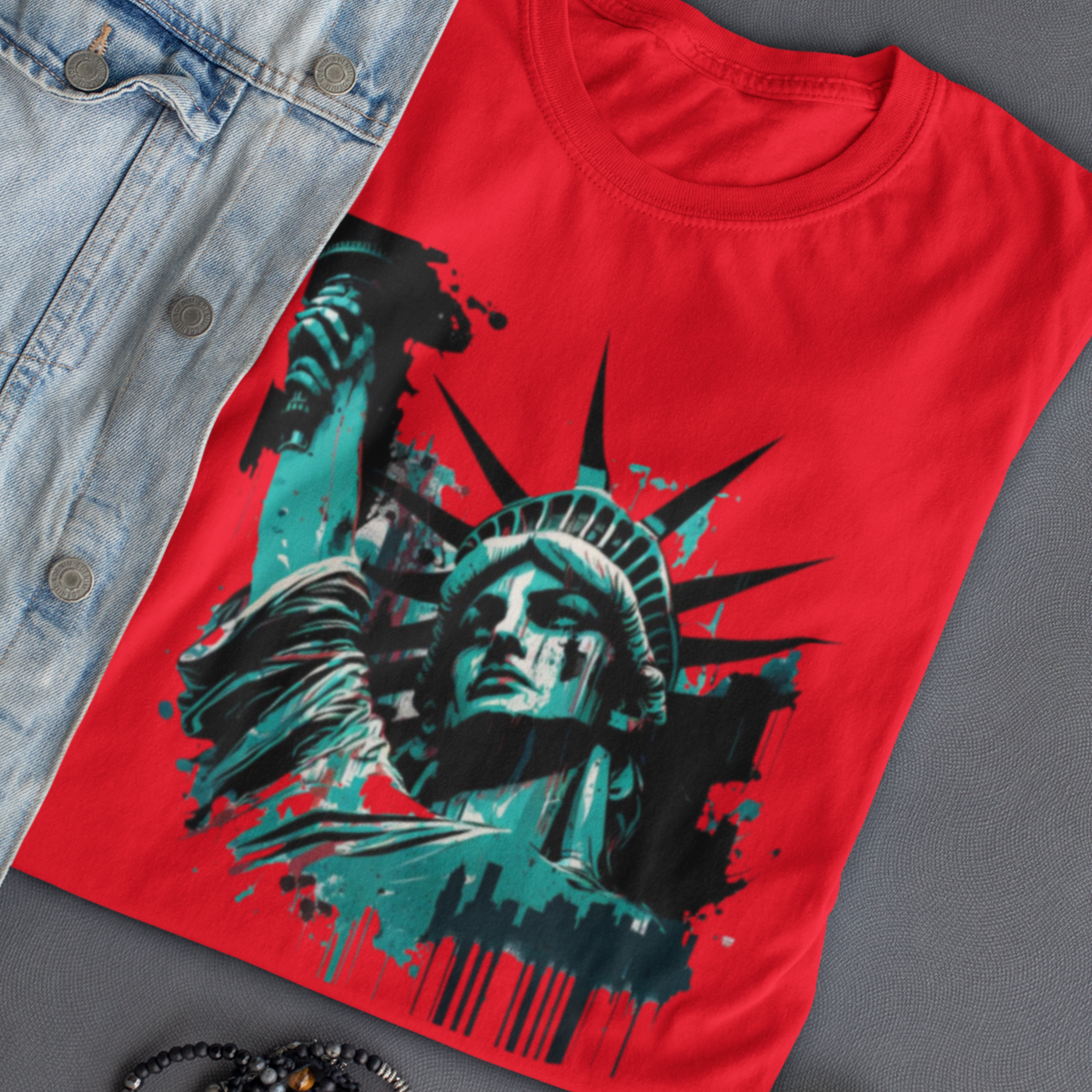 Statue of Liberty T-Shirt | Patriotic USA New York City Tee