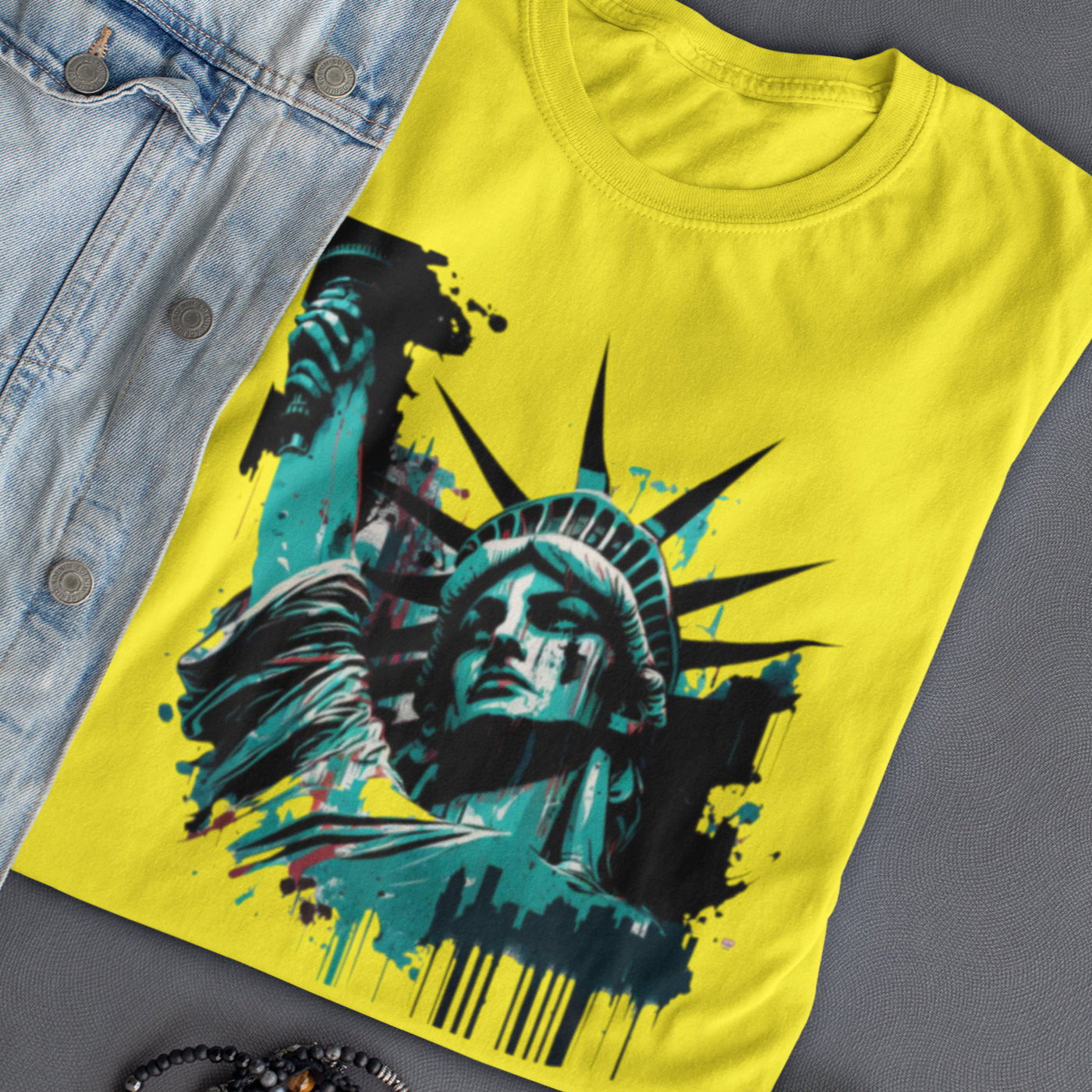 Statue of Liberty T-Shirt | Patriotic USA New York City Tee