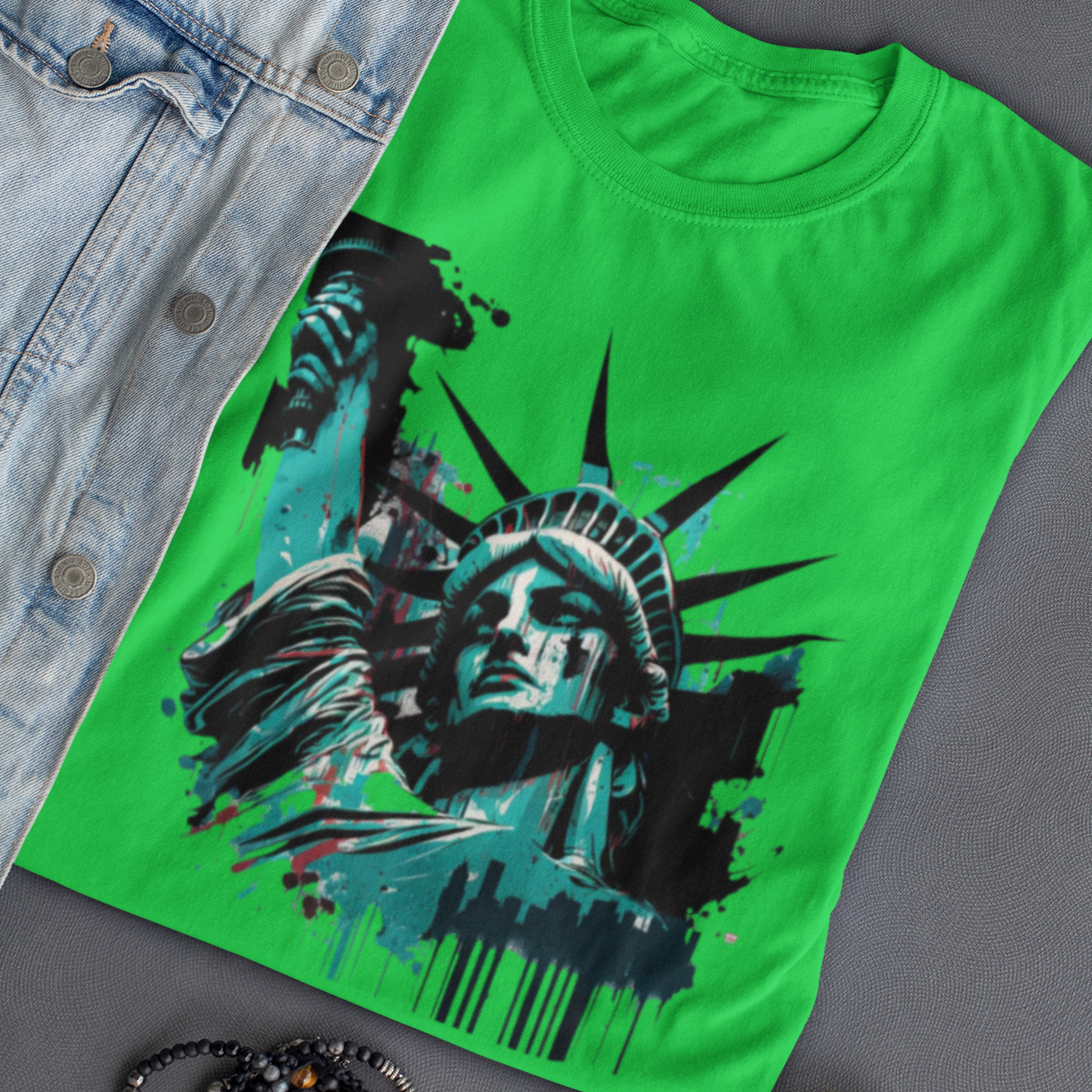 Statue of Liberty T-Shirt | Patriotic USA New York City Tee