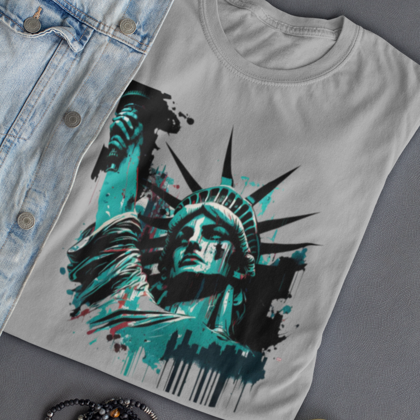 Statue of Liberty T-Shirt | Patriotic USA New York City Tee