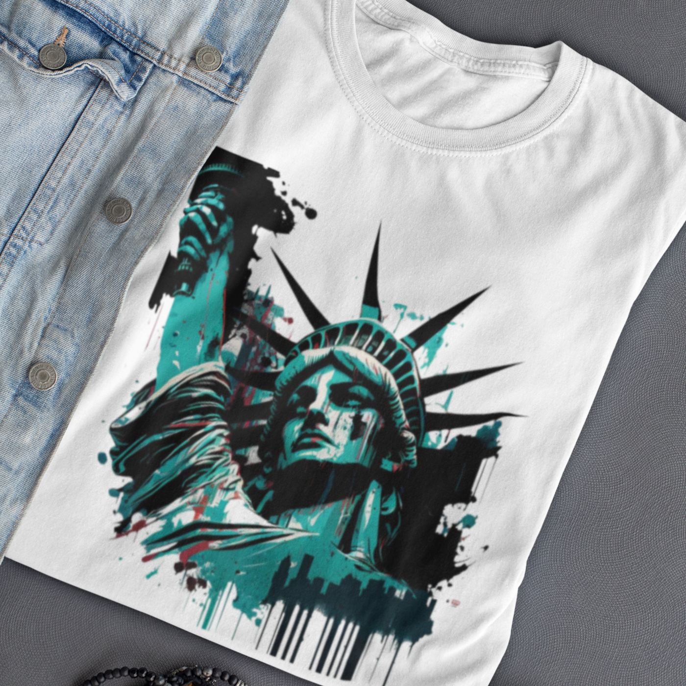 Statue of Liberty T-Shirt | Patriotic USA New York City Tee