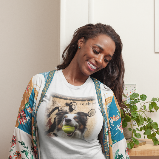 Border Collie Fetching T-Shirt