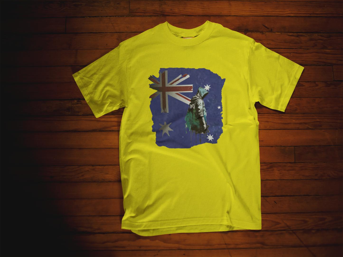 The Aussie Rebel Tee: Banksy-Style Graffiti T-Shirt