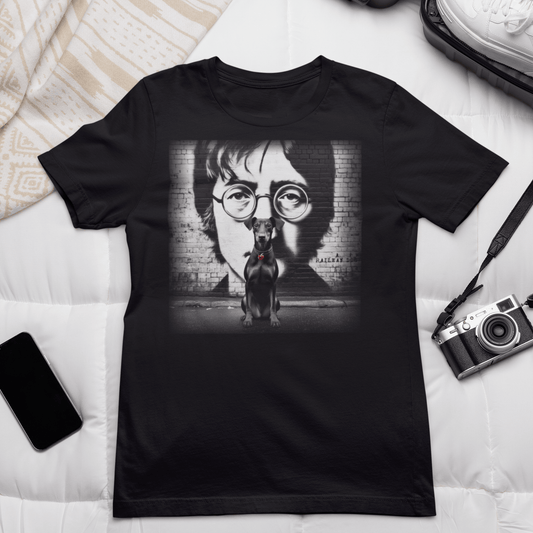 John Lennon & Manchester Terrier T-Shirt