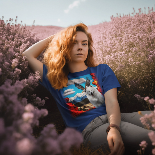 Samoyed Conquers the Rockies T-Shirt