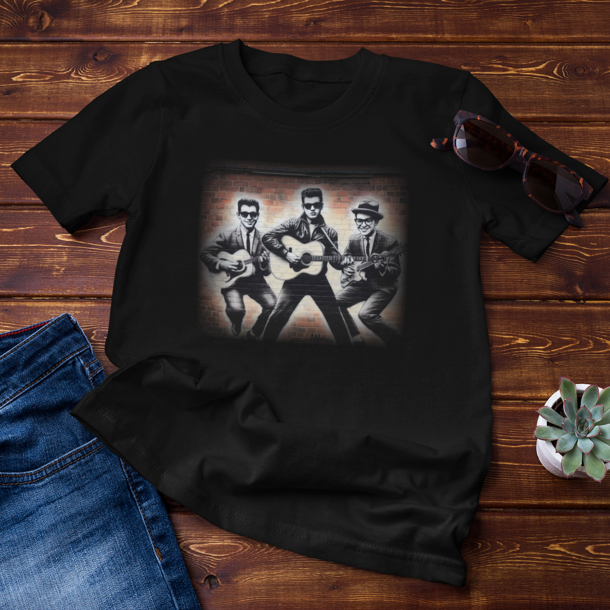 The Day the Music Died T-Shirt | Vintage Rock 'n' Roll Tribute Tee