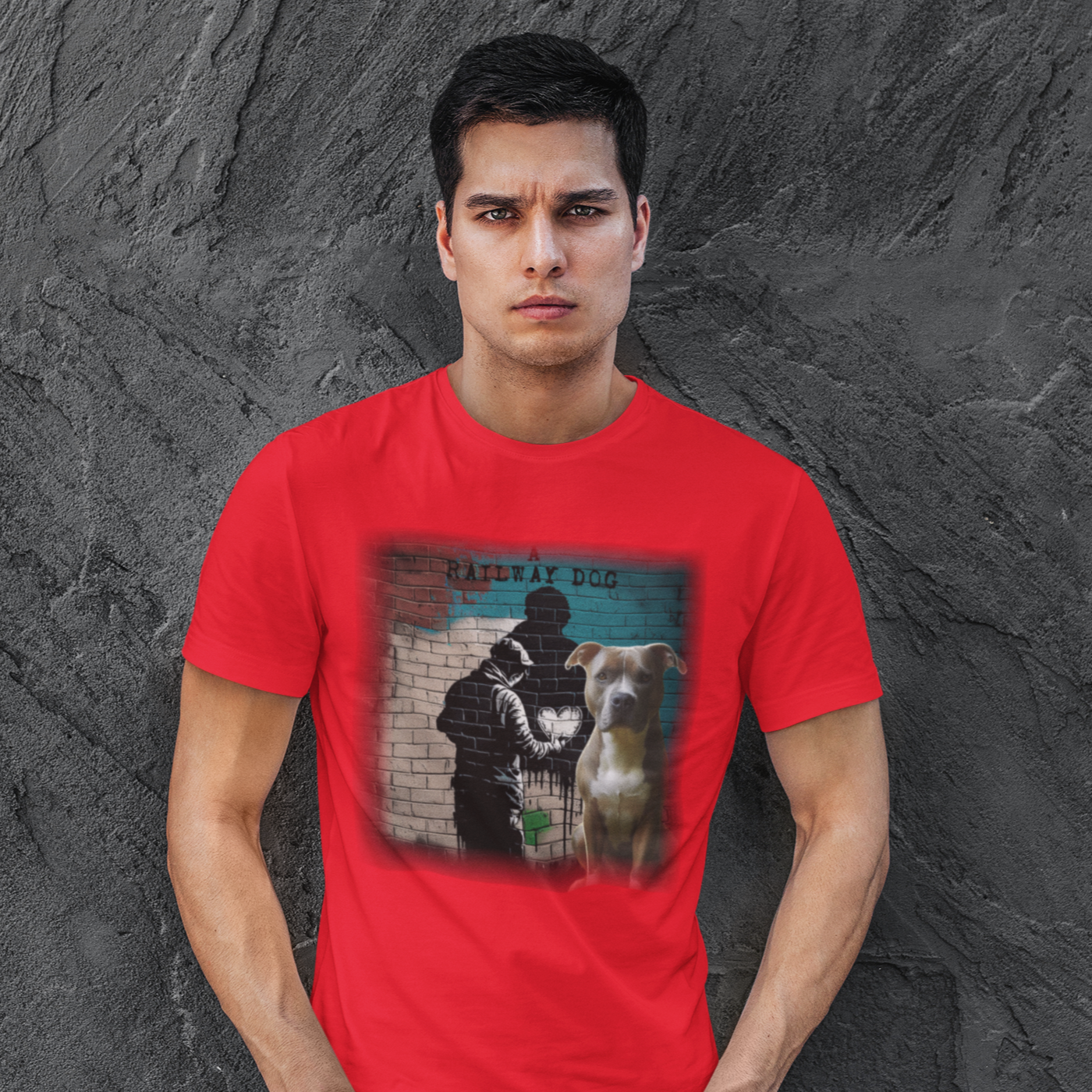 Pit Bull Terrier Graffiti Tee