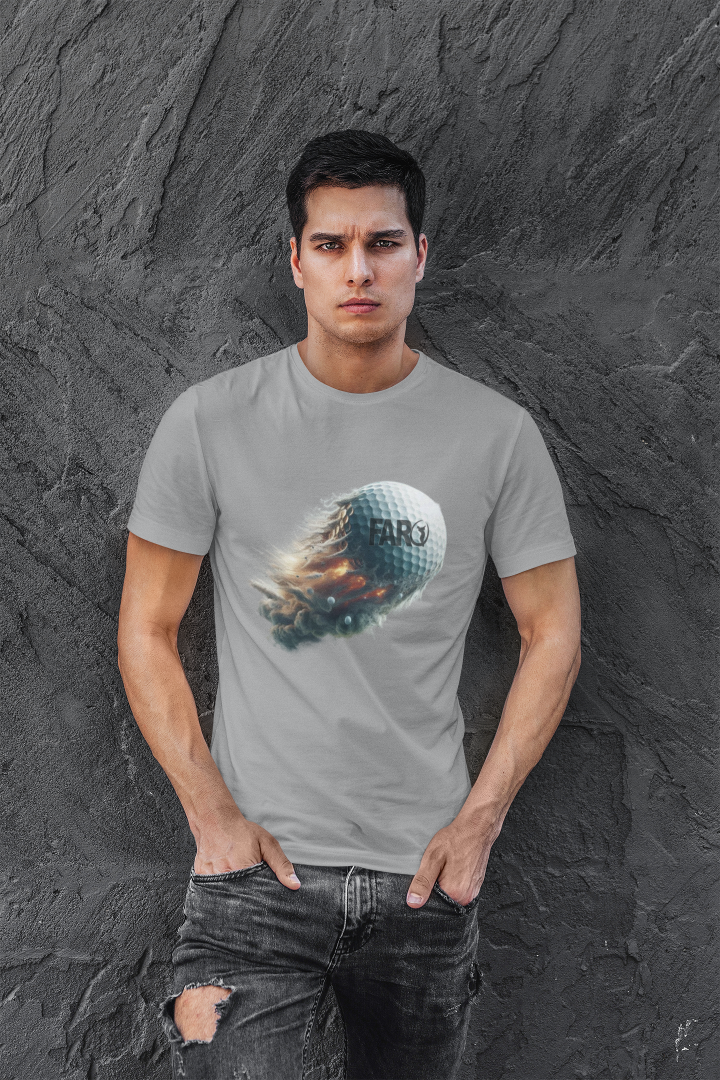 FARQ Screaming Golf  Ball T-Shirt