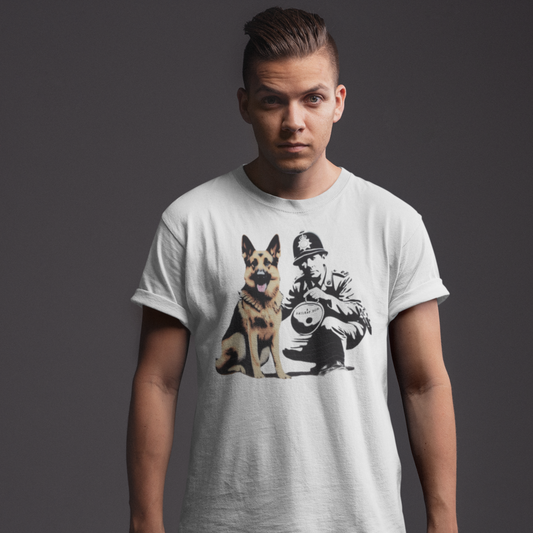 Graffiti German Shepherd Tee