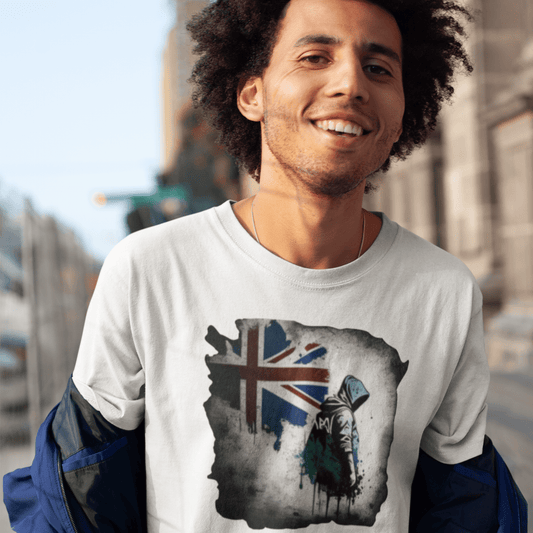 Union Jack Graffiti Art T-Shirt